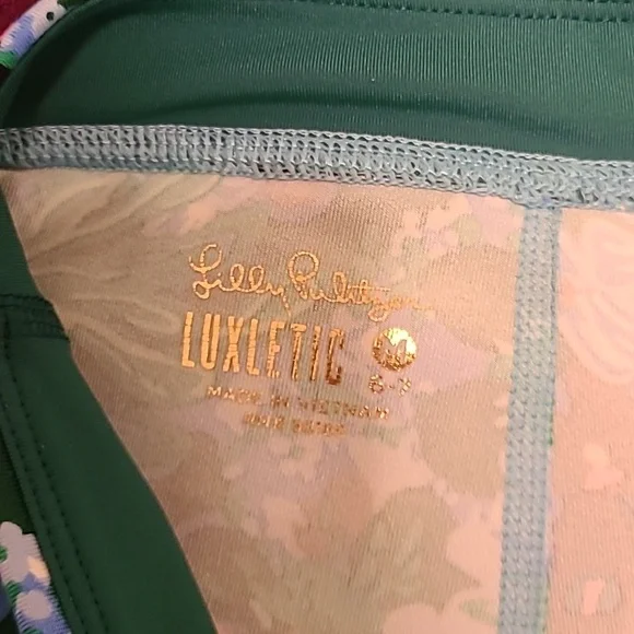 Lilly Pulitzer Luxletic Leggings Pants for Girls 👧 Size M (6-7) Multicolor - Picture 5 of 8